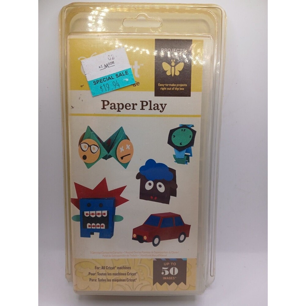 Cricut Cartridge ~ "Paper Play" ~ **NEW** 2012 **SEALED** #2001413